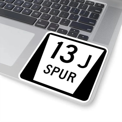 N SPUR 13J (Nebraska) (Road Sign) STICKER Vinyl Kiss-Cut Decal - The Sticker Space