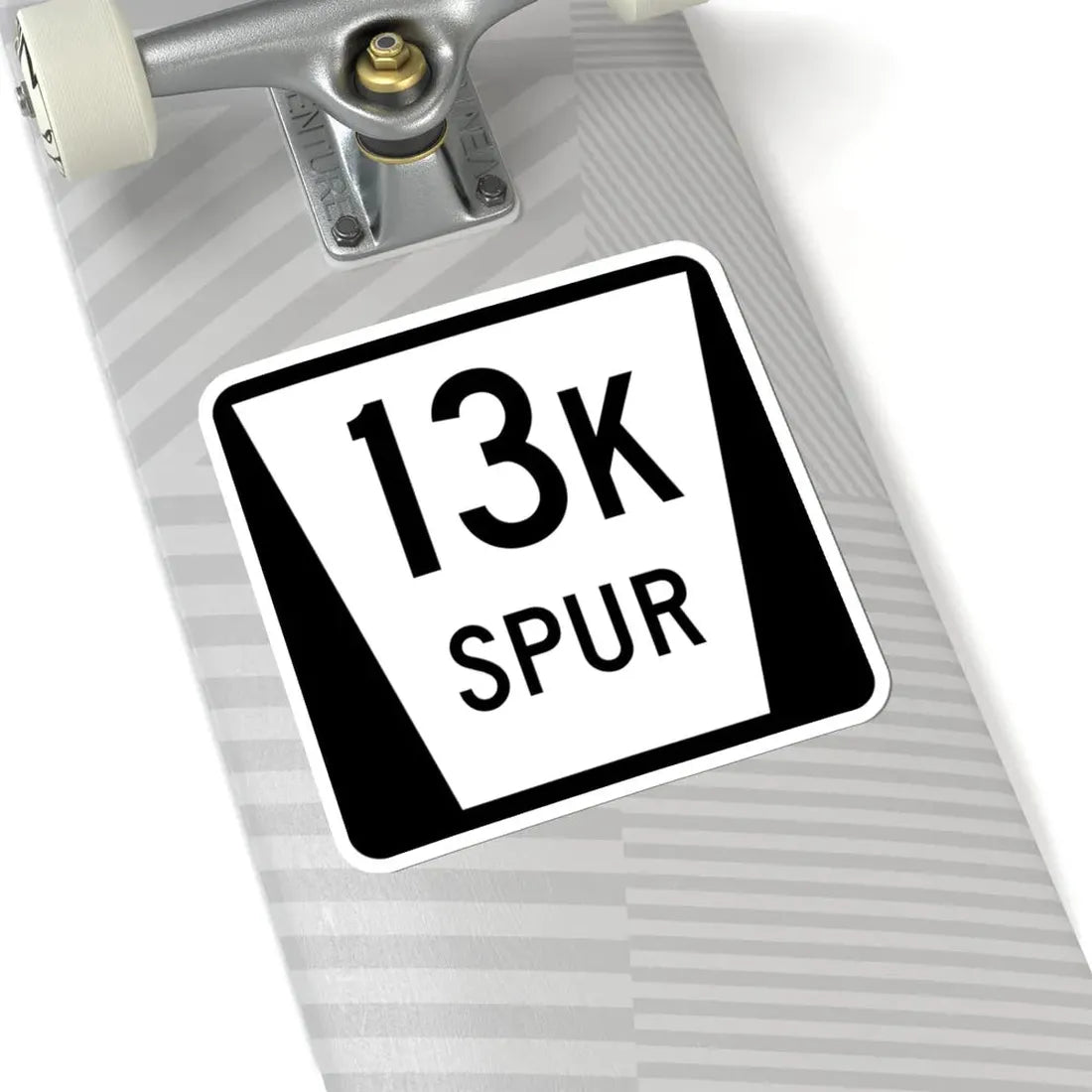 N SPUR 13K (Nebraska) (Road Sign) STICKER Vinyl Kiss-Cut Decal - The Sticker Space