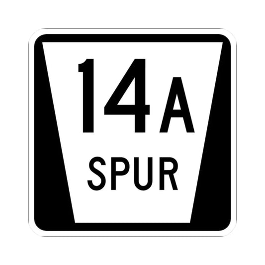 N SPUR 14A (Nebraska) (Road Sign) STICKER Vinyl Kiss-Cut Decal 2 Inch White - The Sticker Space
