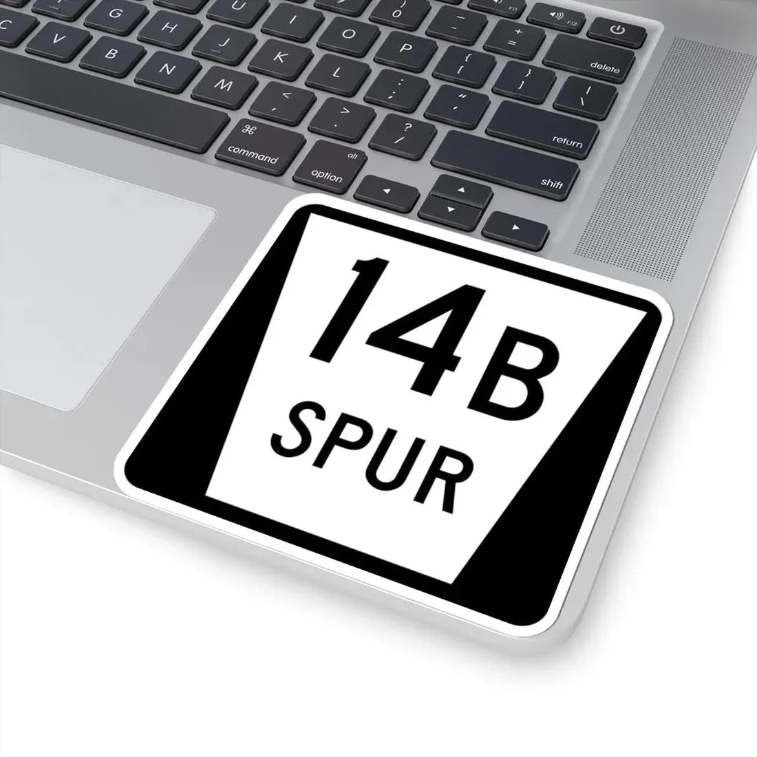 N SPUR 14B (Nebraska) (Road Sign) STICKER Vinyl Kiss-Cut Decal - The Sticker Space