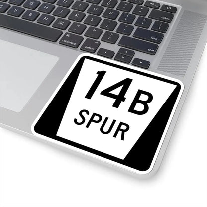 N SPUR 14B (Nebraska) (Road Sign) STICKER Vinyl Kiss-Cut Decal - The Sticker Space