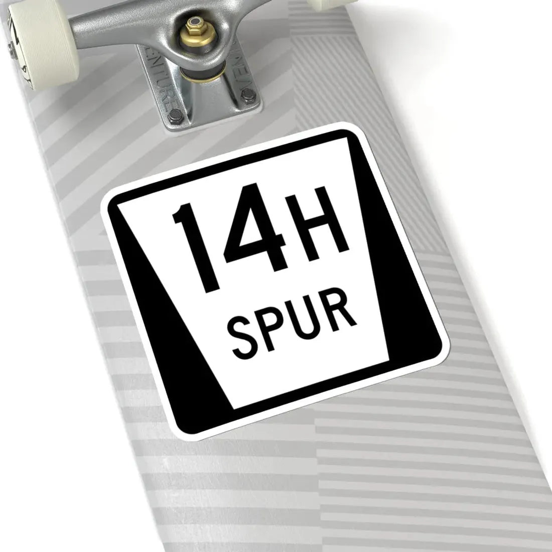 N SPUR 14H (Nebraska) (Road Sign) STICKER Vinyl Kiss-Cut Decal - The Sticker Space