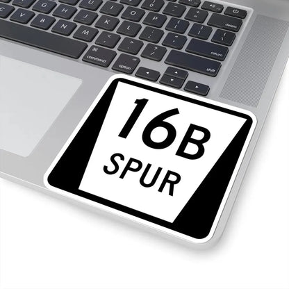 N SPUR 16B (Nebraska) (Road Sign) STICKER Vinyl Kiss-Cut Decal - The Sticker Space