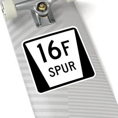 N SPUR 16F (Nebraska) (Road Sign) STICKER Vinyl Kiss-Cut Decal - The Sticker Space