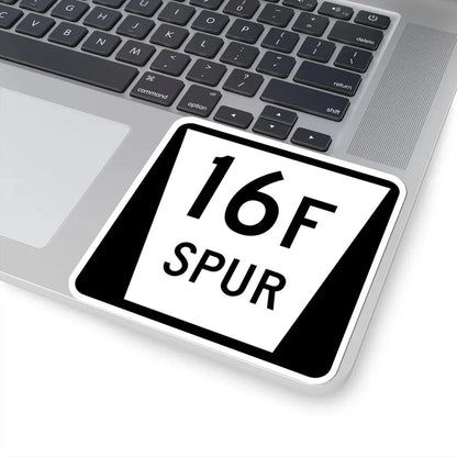N SPUR 16F (Nebraska) (Road Sign) STICKER Vinyl Kiss-Cut Decal - The Sticker Space
