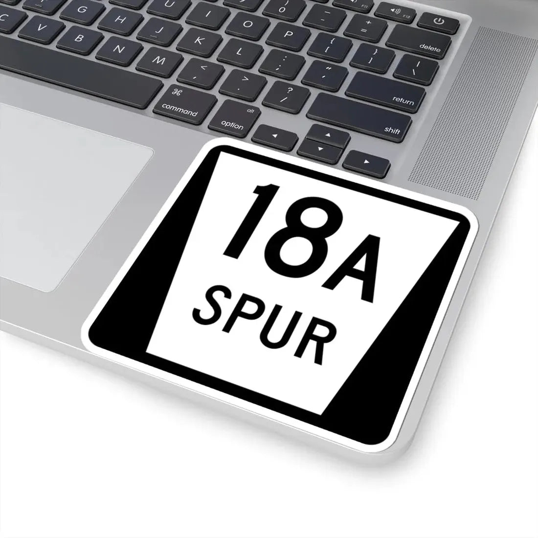 N SPUR 18A (Nebraska) (Road Sign) STICKER Vinyl Kiss-Cut Decal - The Sticker Space