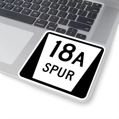 N SPUR 18A (Nebraska) (Road Sign) STICKER Vinyl Kiss-Cut Decal - The Sticker Space