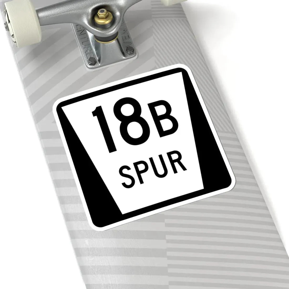 N SPUR 18B (Nebraska) (Road Sign) STICKER Vinyl Kiss-Cut Decal - The Sticker Space