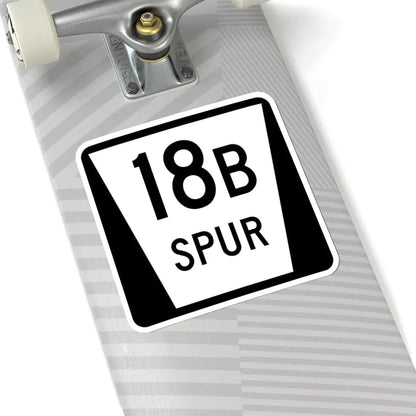 N SPUR 18B (Nebraska) (Road Sign) STICKER Vinyl Kiss-Cut Decal - The Sticker Space