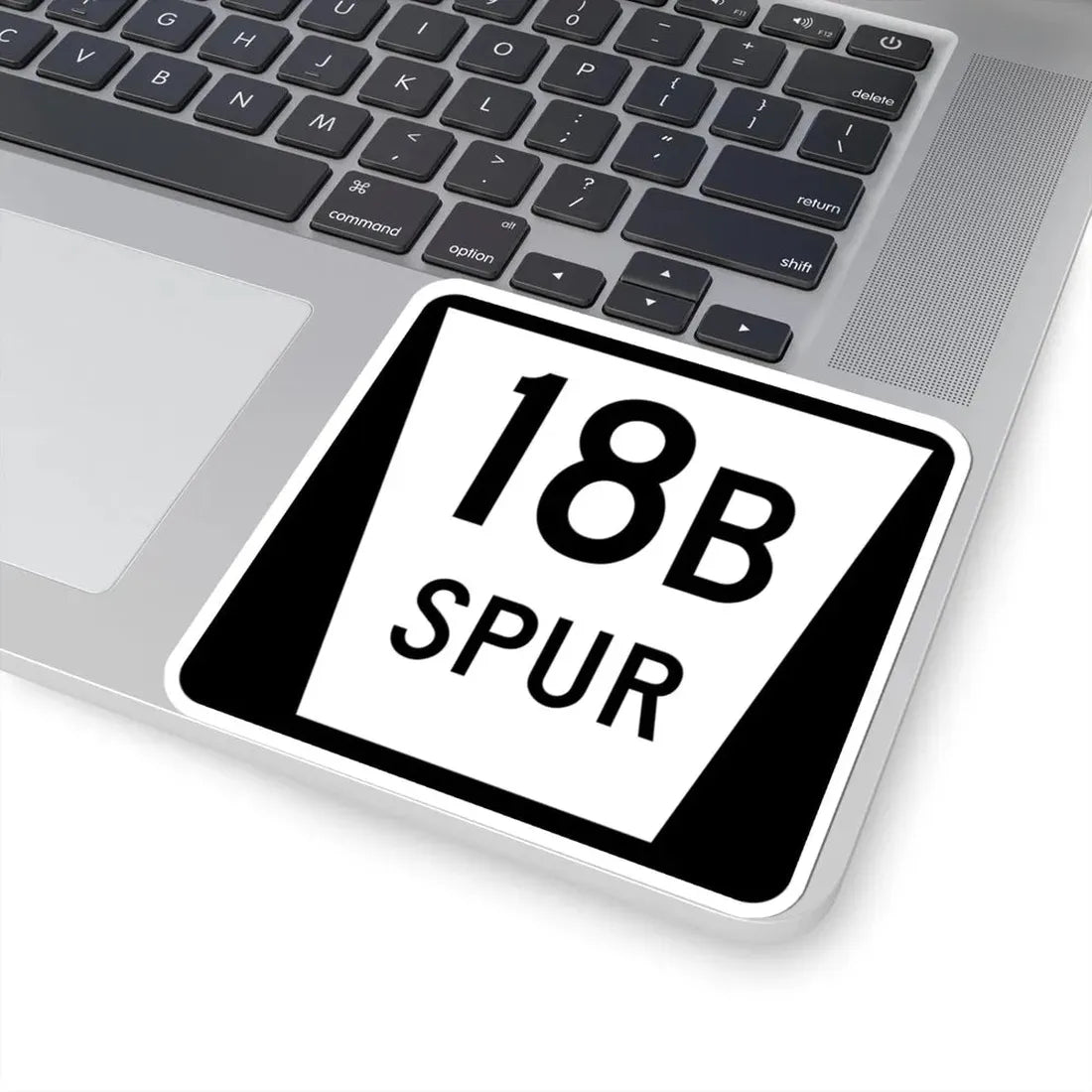 N SPUR 18B (Nebraska) (Road Sign) STICKER Vinyl Kiss-Cut Decal - The Sticker Space