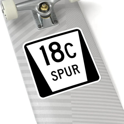N SPUR 18C (Nebraska) (Road Sign) STICKER Vinyl Kiss-Cut Decal - The Sticker Space