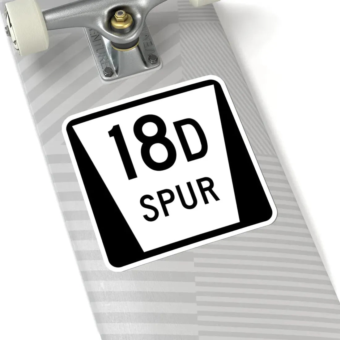 N SPUR 18D (Nebraska) (Road Sign) STICKER Vinyl Kiss-Cut Decal - The Sticker Space