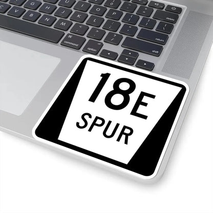 N SPUR 18E (Nebraska) (Road Sign) STICKER Vinyl Kiss-Cut Decal - The Sticker Space
