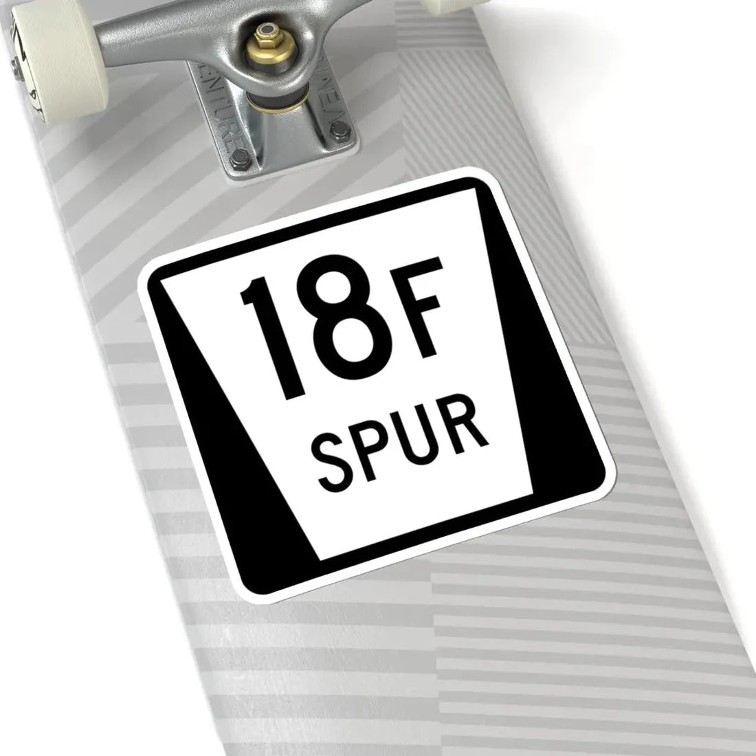 N SPUR 18F (Nebraska) (Road Sign) STICKER Vinyl Kiss-Cut Decal - The Sticker Space