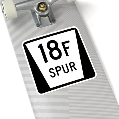 N SPUR 18F (Nebraska) (Road Sign) STICKER Vinyl Kiss-Cut Decal - The Sticker Space