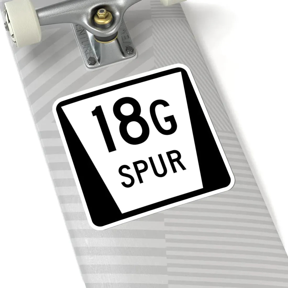 N SPUR 18G (Nebraska) (Road Sign) STICKER Vinyl Kiss-Cut Decal - The Sticker Space