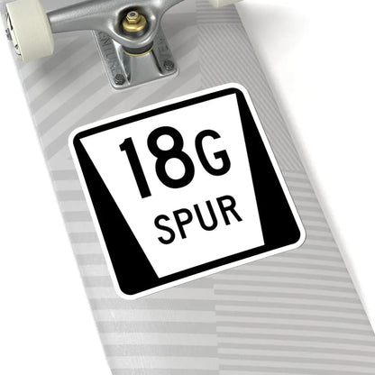 N SPUR 18G (Nebraska) (Road Sign) STICKER Vinyl Kiss-Cut Decal - The Sticker Space