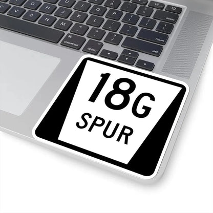 N SPUR 18G (Nebraska) (Road Sign) STICKER Vinyl Kiss-Cut Decal - The Sticker Space