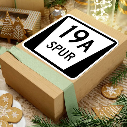 N SPUR 19A (Nebraska) (Road Sign) STICKER Vinyl Kiss-Cut Decal - The Sticker Space