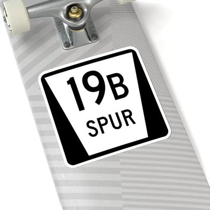 N SPUR 19B (Nebraska) (Road Sign) STICKER Vinyl Kiss-Cut Decal - The Sticker Space