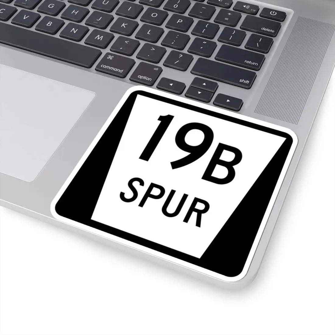 N SPUR 19B (Nebraska) (Road Sign) STICKER Vinyl Kiss-Cut Decal - The Sticker Space