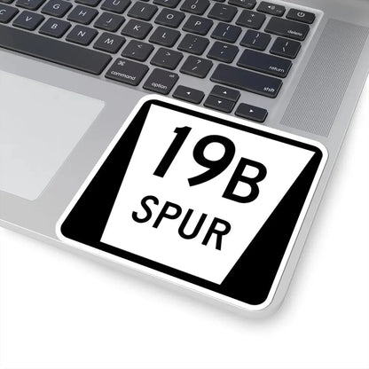 N SPUR 19B (Nebraska) (Road Sign) STICKER Vinyl Kiss-Cut Decal - The Sticker Space