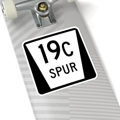 N SPUR 19C (Nebraska) (Road Sign) STICKER Vinyl Kiss-Cut Decal - The Sticker Space