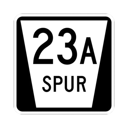 N SPUR 23A (Nebraska) (Road Sign) STICKER Vinyl Kiss-Cut Decal 2 Inch White - The Sticker Space