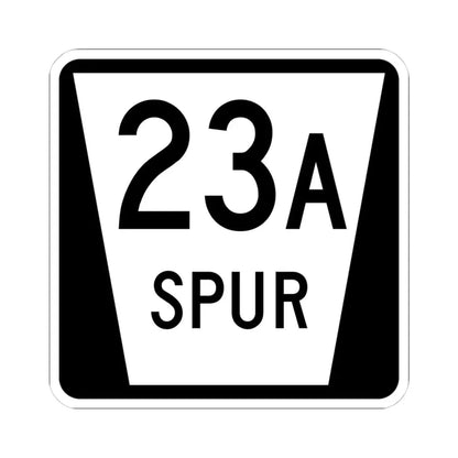 N SPUR 23A (Nebraska) (Road Sign) STICKER Vinyl Kiss-Cut Decal 4 Inch White - The Sticker Space