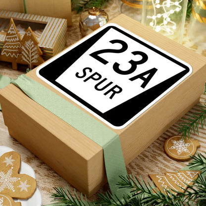 N SPUR 23A (Nebraska) (Road Sign) STICKER Vinyl Kiss-Cut Decal - The Sticker Space