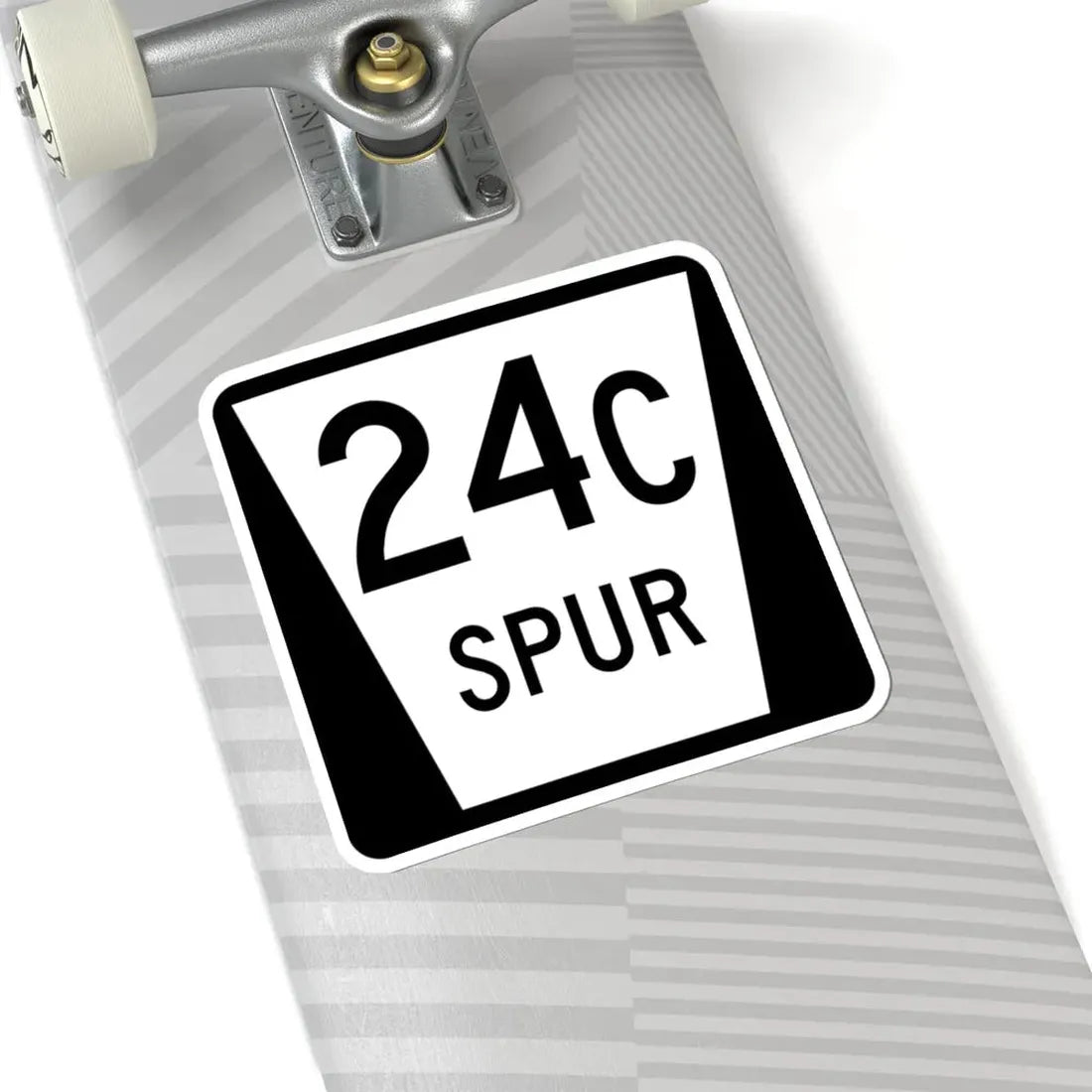 N SPUR 24C (Nebraska) (Road Sign) STICKER Vinyl Kiss-Cut Decal - The Sticker Space