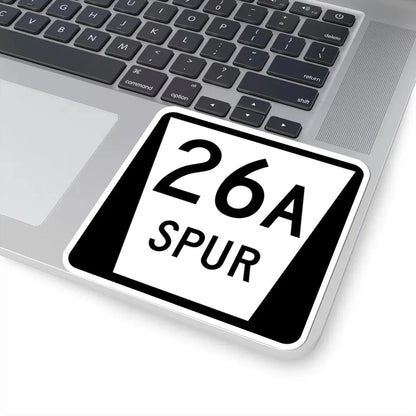 N SPUR 26A (Nebraska) (Road Sign) STICKER Vinyl Kiss-Cut Decal - The Sticker Space