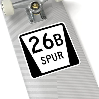 N SPUR 26B (Nebraska) (Road Sign) STICKER Vinyl Kiss-Cut Decal - The Sticker Space