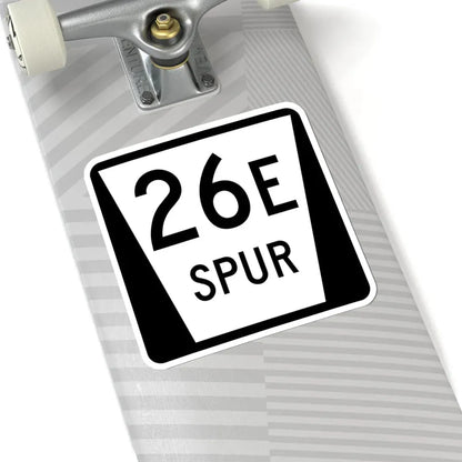 N SPUR 26E (Nebraska) (Road Sign) STICKER Vinyl Kiss-Cut Decal - The Sticker Space