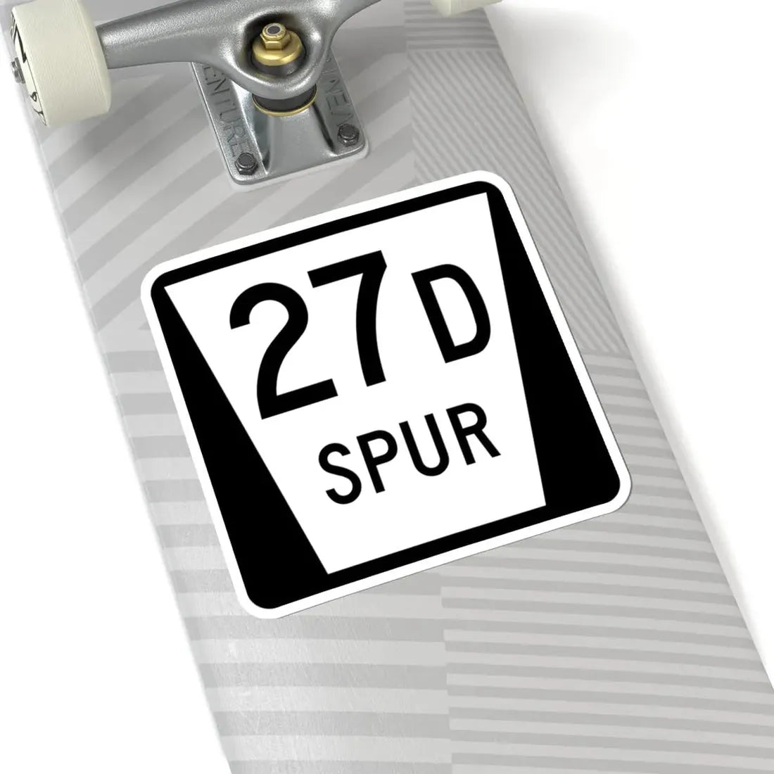 N SPUR 27D (Nebraska) (Road Sign) STICKER Vinyl Kiss-Cut Decal - The Sticker Space