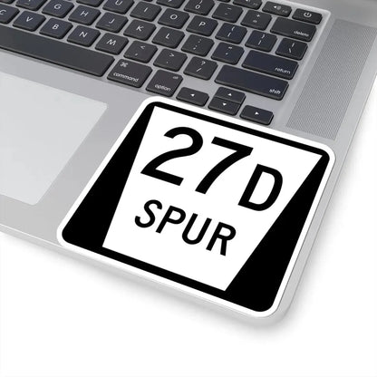 N SPUR 27D (Nebraska) (Road Sign) STICKER Vinyl Kiss-Cut Decal - The Sticker Space