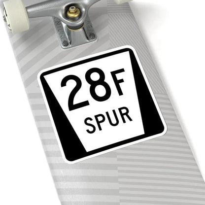 N SPUR 28F (Nebraska) (Road Sign) STICKER Vinyl Kiss-Cut Decal - The Sticker Space