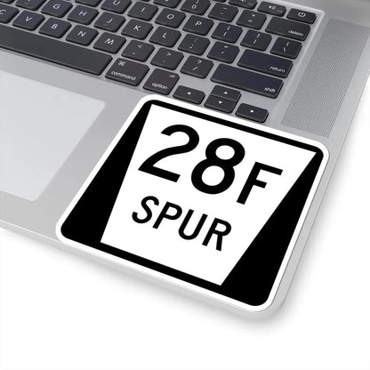 N SPUR 28F (Nebraska) (Road Sign) STICKER Vinyl Kiss-Cut Decal - The Sticker Space