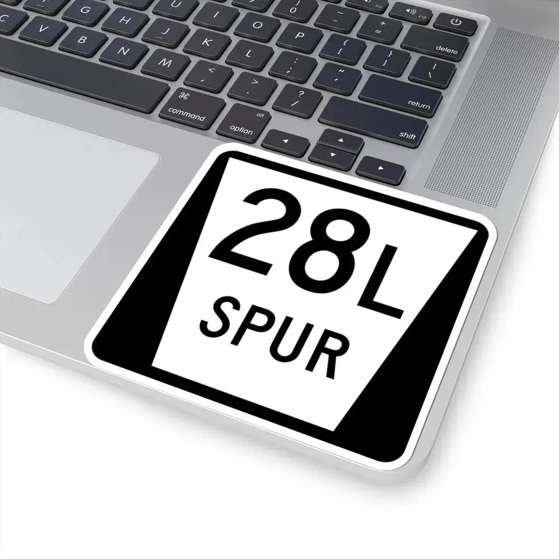 N SPUR 28L (Nebraska) (Road Sign) STICKER Vinyl Kiss-Cut Decal - The Sticker Space