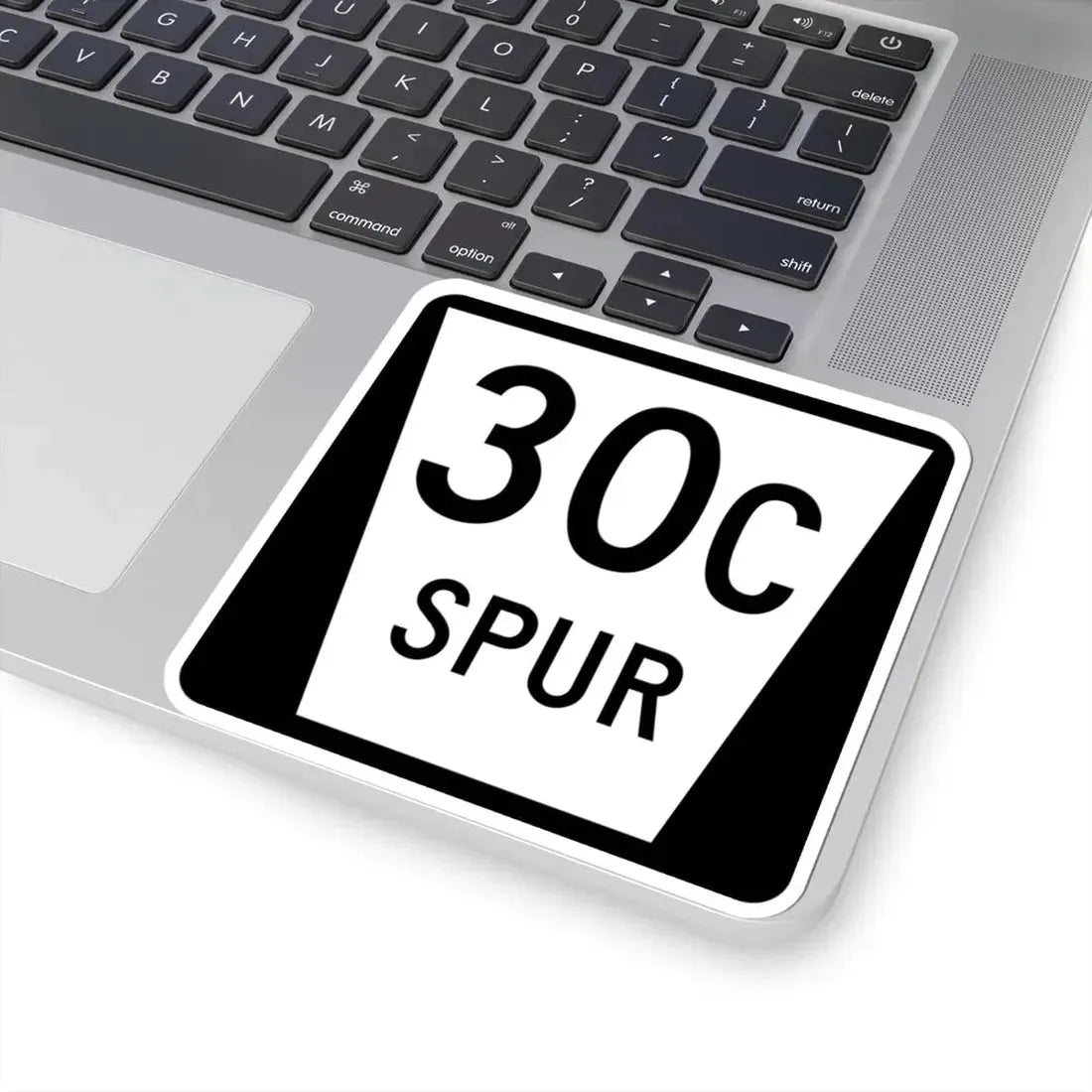 N SPUR 30C (Nebraska) (Road Sign) STICKER Vinyl Kiss-Cut Decal - The Sticker Space