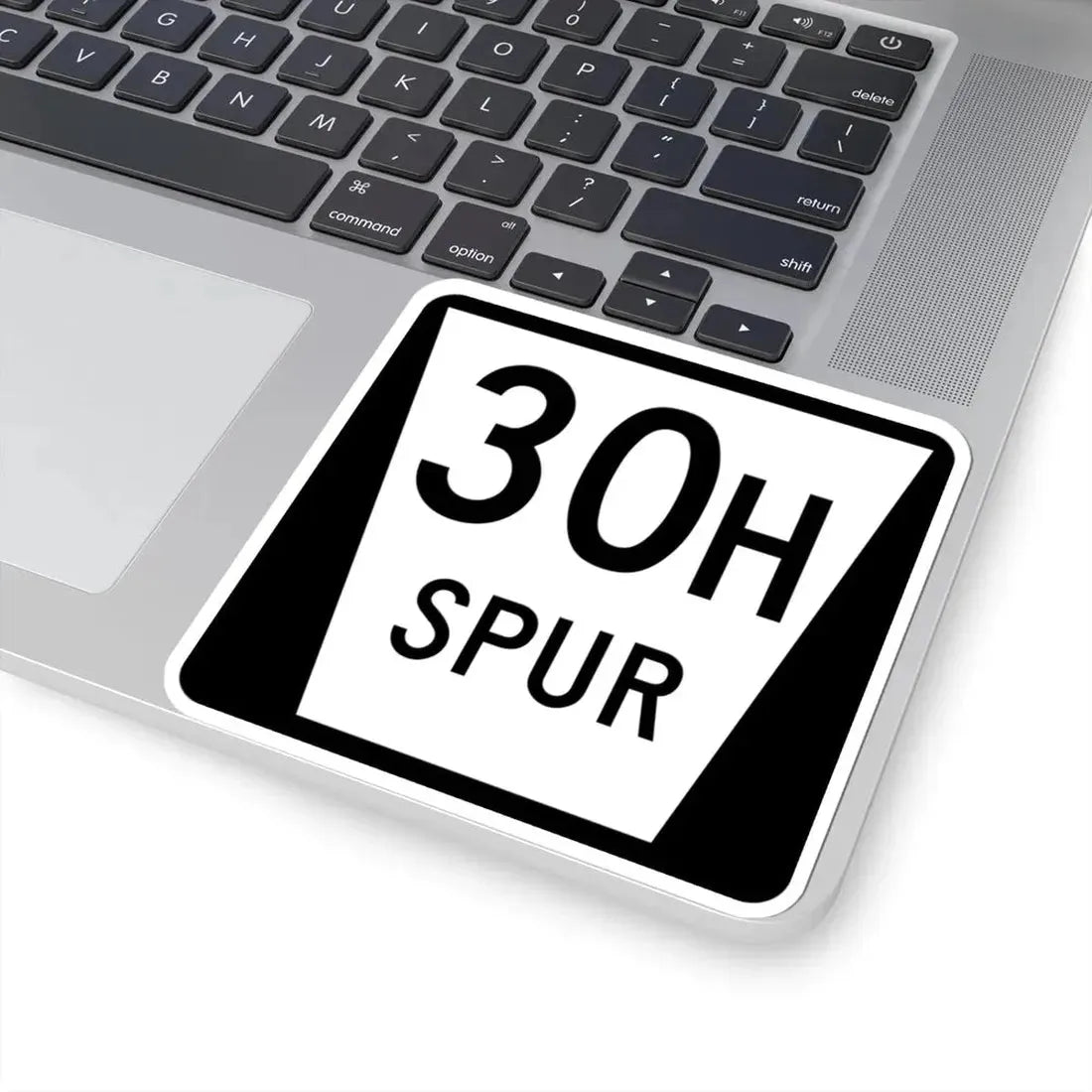 N SPUR 30H (Nebraska) (Road Sign) STICKER Vinyl Kiss-Cut Decal - The Sticker Space