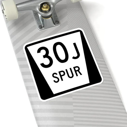 N SPUR 30J (Nebraska) (Road Sign) STICKER Vinyl Kiss-Cut Decal - The Sticker Space