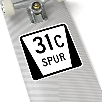 N SPUR 31C (Nebraska) (Road Sign) STICKER Vinyl Kiss-Cut Decal - The Sticker Space