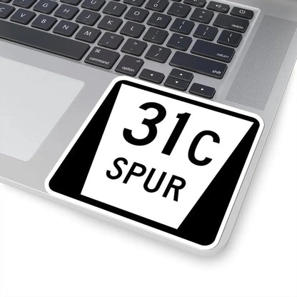 N SPUR 31C (Nebraska) (Road Sign) STICKER Vinyl Kiss-Cut Decal - The Sticker Space