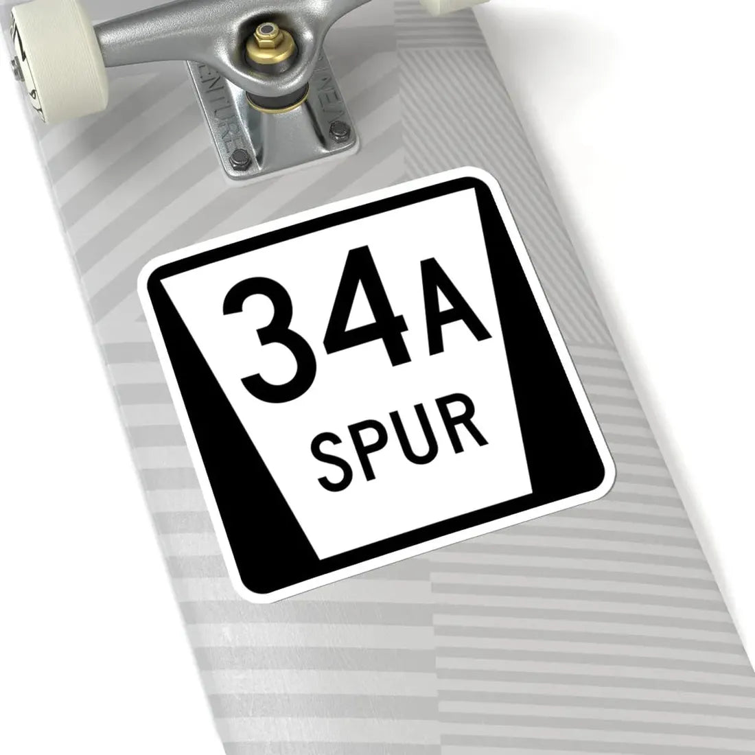 N SPUR 34A (Nebraska) (Road Sign) STICKER Vinyl Kiss-Cut Decal - The Sticker Space