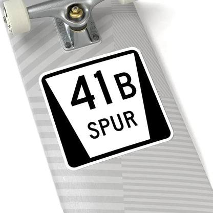 N SPUR 41B (Nebraska) (Road Sign) STICKER Vinyl Kiss-Cut Decal - The Sticker Space