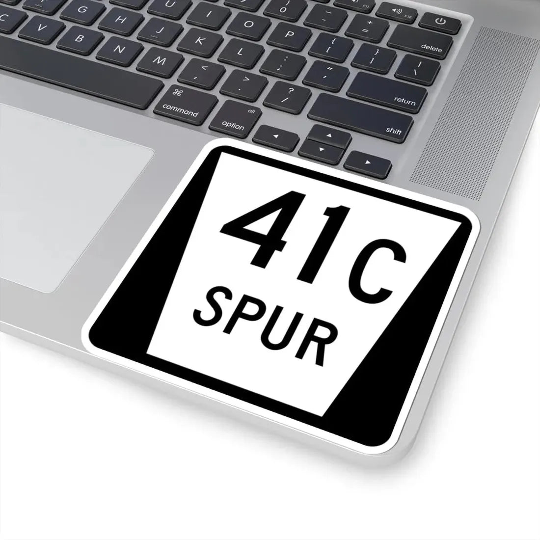 N SPUR 41C (Nebraska) (Road Sign) STICKER Vinyl Kiss-Cut Decal - The Sticker Space