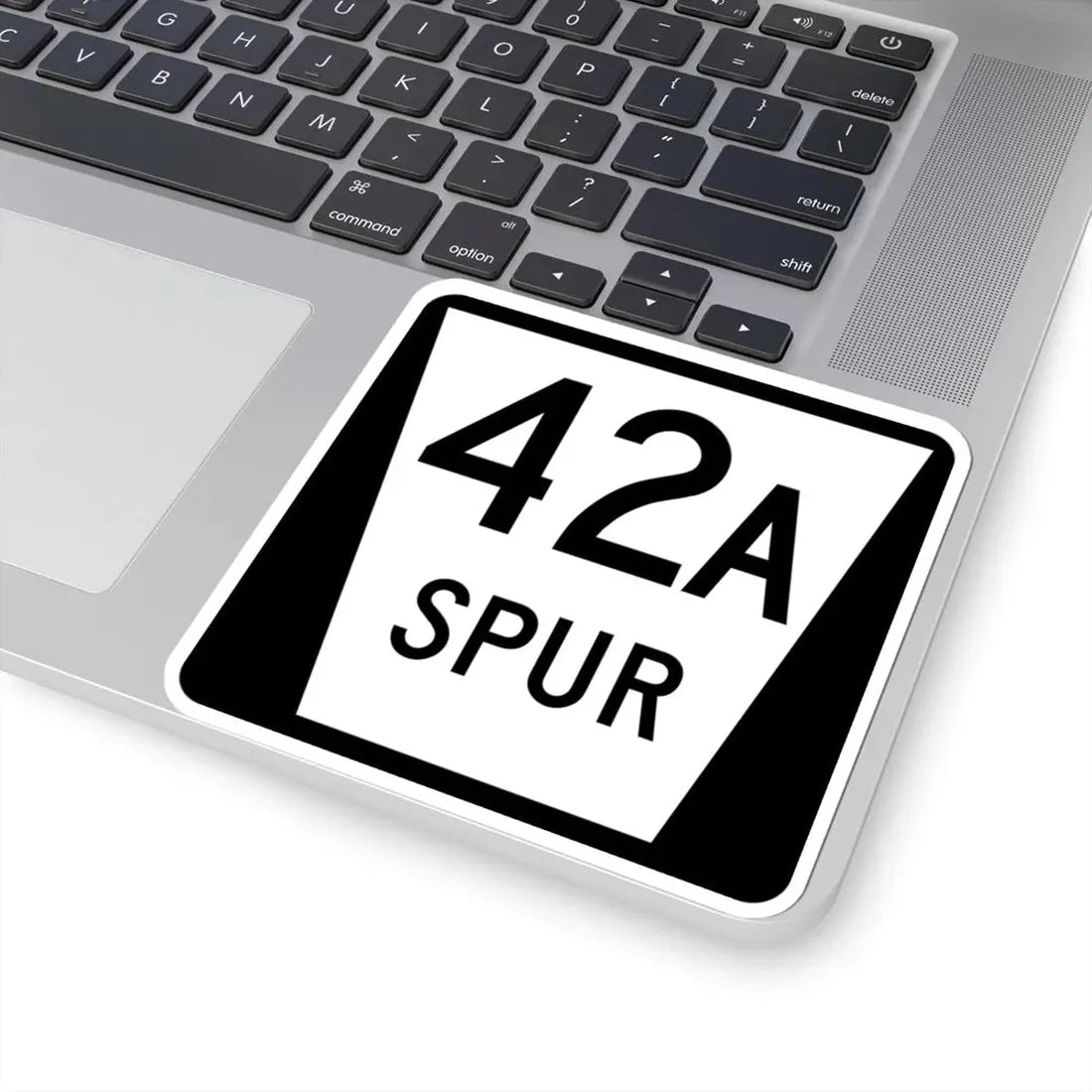 N SPUR 42A (Nebraska) (Road Sign) STICKER Vinyl Kiss-Cut Decal - The Sticker Space