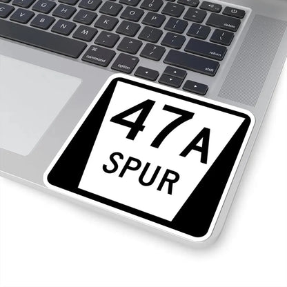 N SPUR 47A (Nebraska) (Road Sign) STICKER Vinyl Kiss-Cut Decal - The Sticker Space