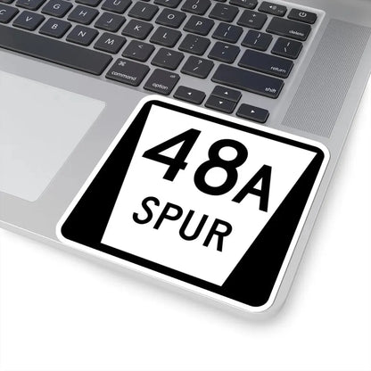 N SPUR 48A (Nebraska) (Road Sign) STICKER Vinyl Kiss-Cut Decal - The Sticker Space